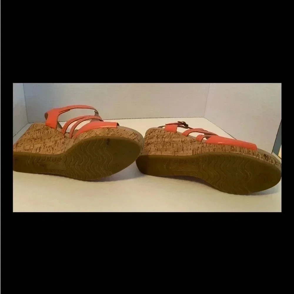 SPERRY Dawn Day Coral wedges size 9 - Picture 7 of 8
